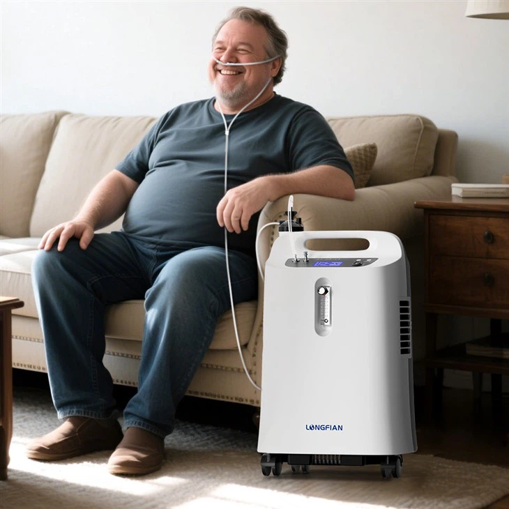 Portable 5L Medical Oxygen Concentrator With Nebulizer For Hospital & Home Care