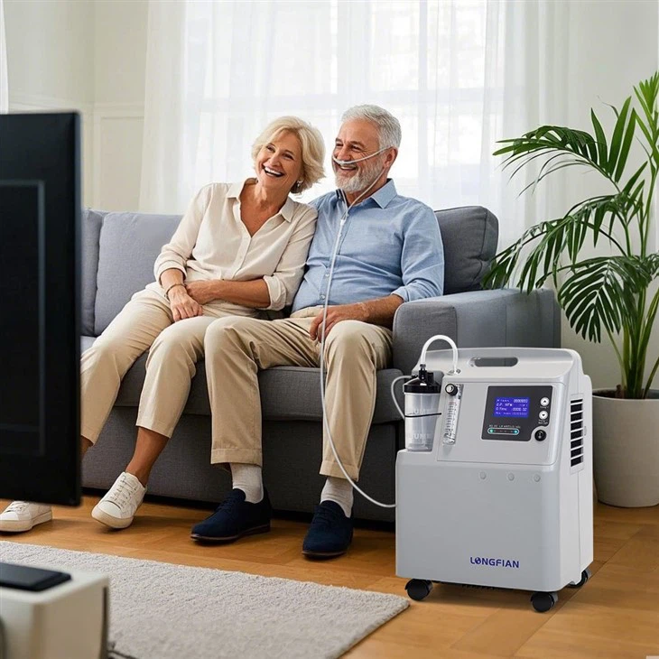 Silent Home Medical Oxygen Concentrator High Efficiency 5L Flow Rate Quiet