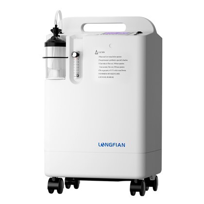 Longfian Home 93% Purity PSA Medical 5L Oxygen ConcentraTor With Nasal Cannula
