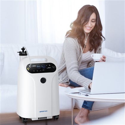 Quality Assurance Longfian Nebulizer 5 Liter Oxygen Concentrator Portable O2 Machine